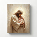 Jesus Holding a Baby - Canvas
