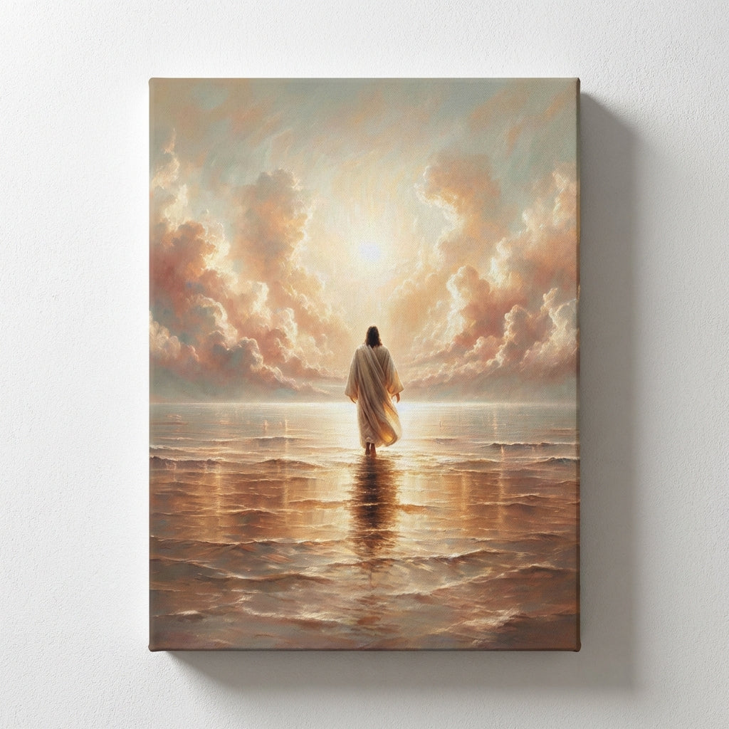 Jesus Walking on Water V - Canvas