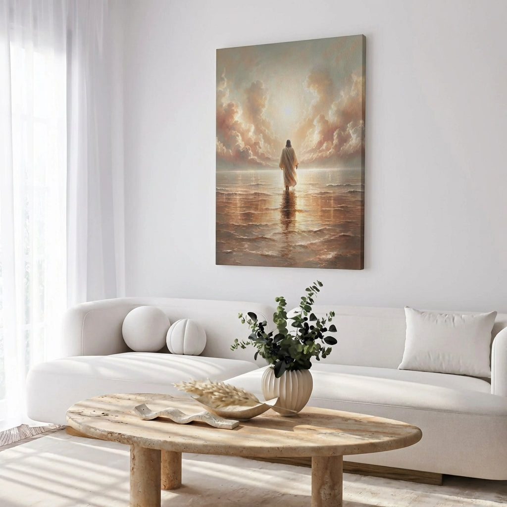 Jesus Walking on Water V - Canvas