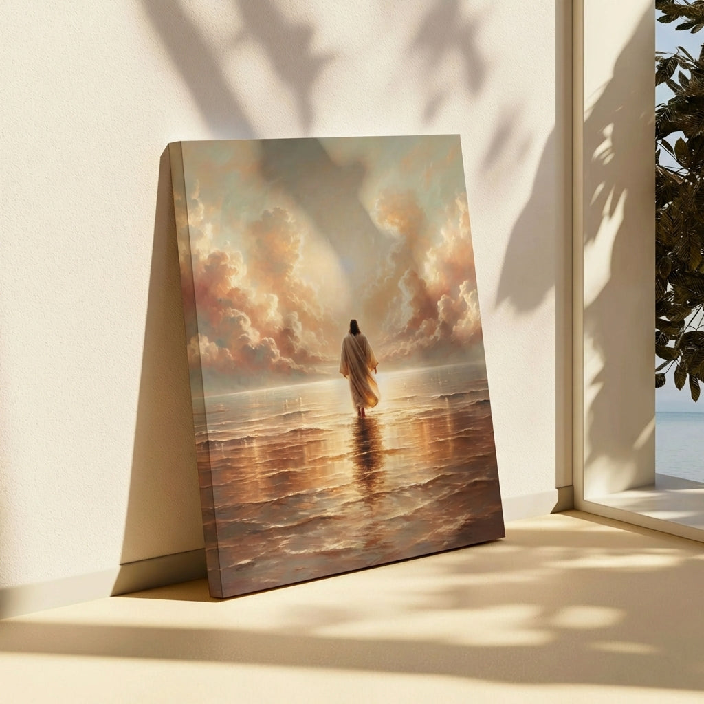 Jesus Walking on Water V - Canvas