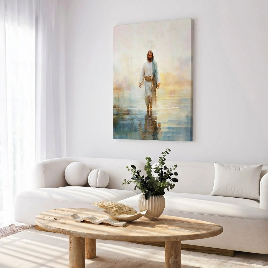 Jesus Walking on Water II - Canvas