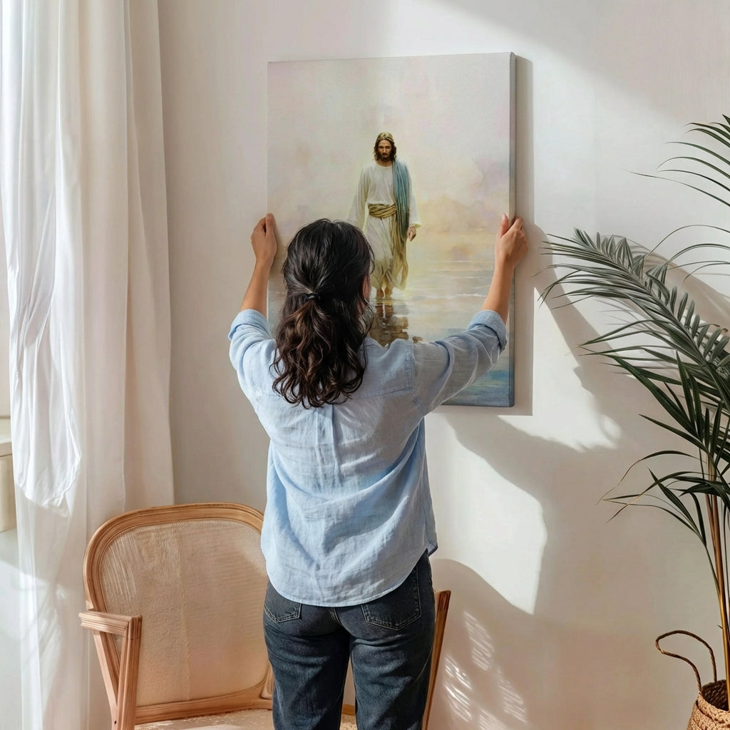 Jesus Walking on Water II - Canvas