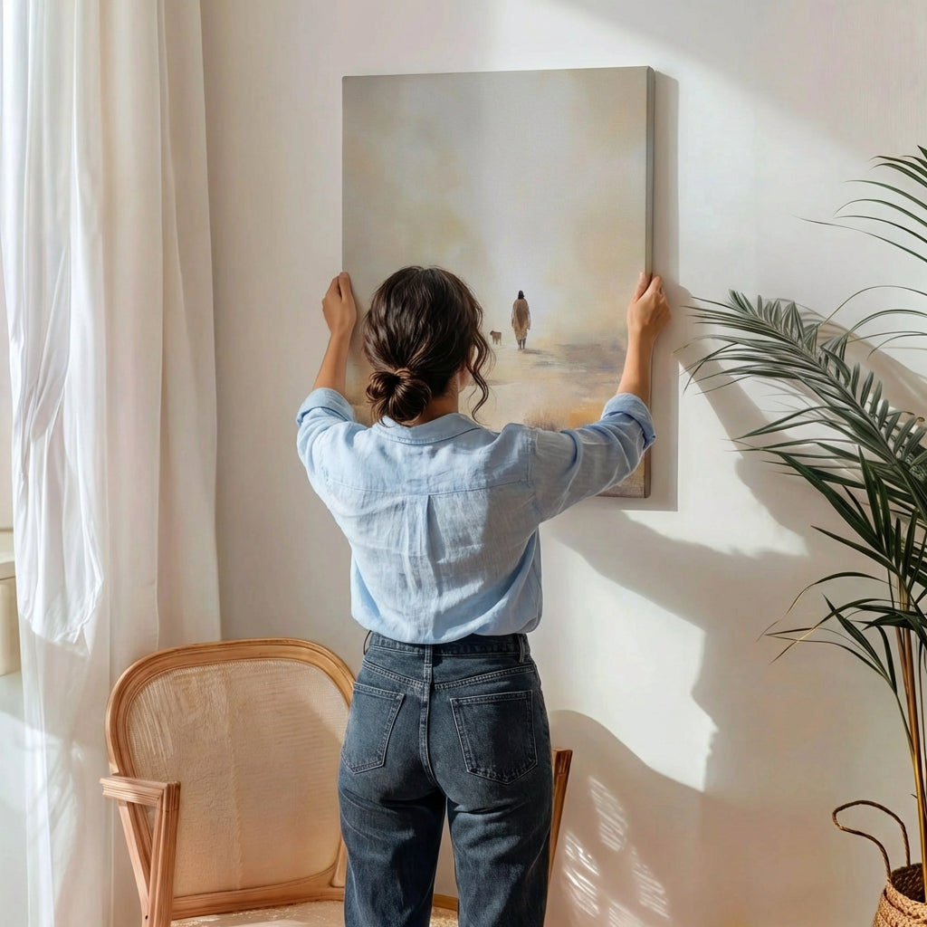 Parable of The Lost Sheep - Canvas