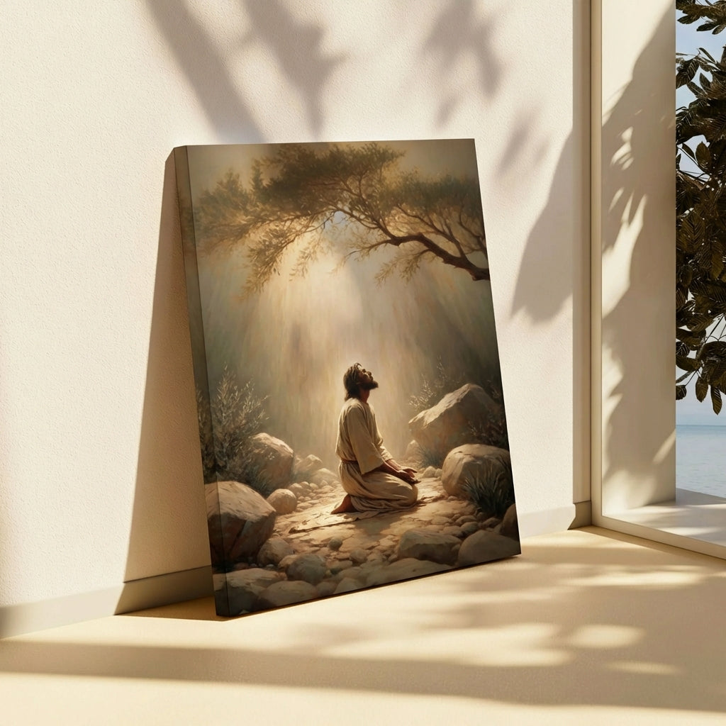 Jesus in the Garden of Gethsemane - Canvas