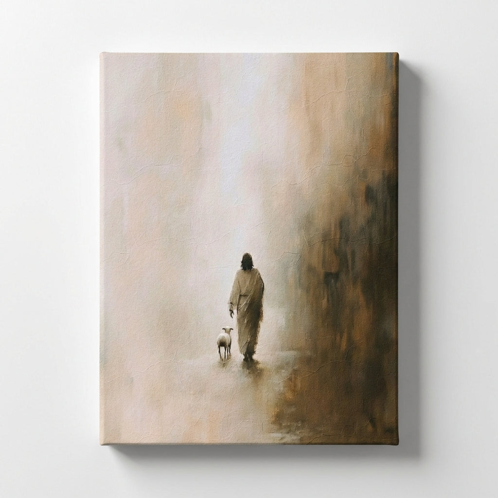 Parable of The Lost Sheep IV - Canvas
