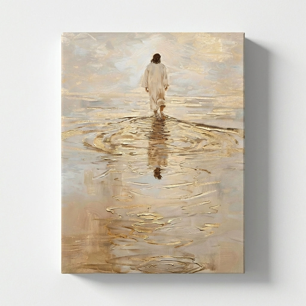 Jesus Walking on Water IV - Canvas