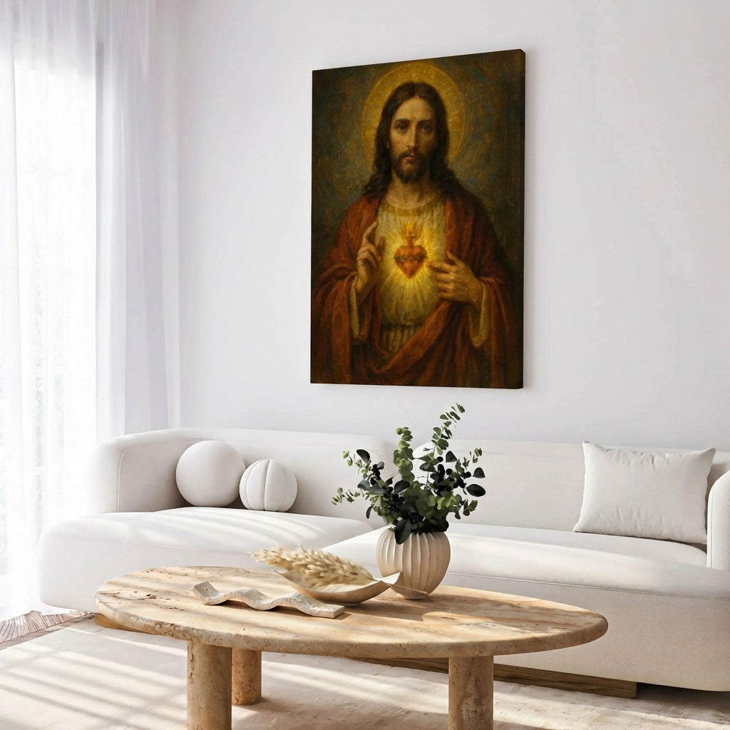 The Sacred Heart of Jesus I - Canvas