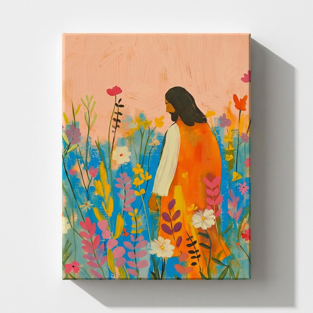 Jesus in The Garden - Canvas