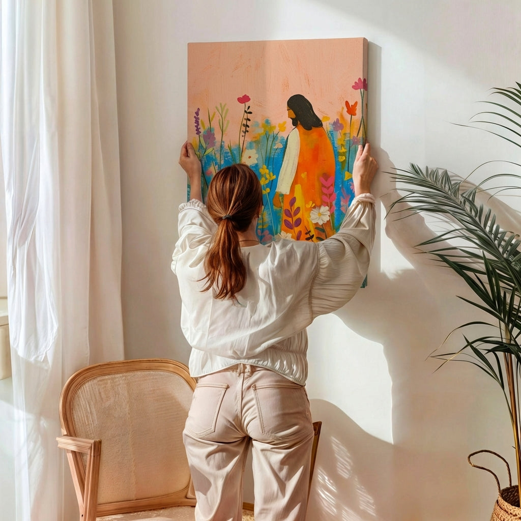 Jesus in The Garden - Canvas