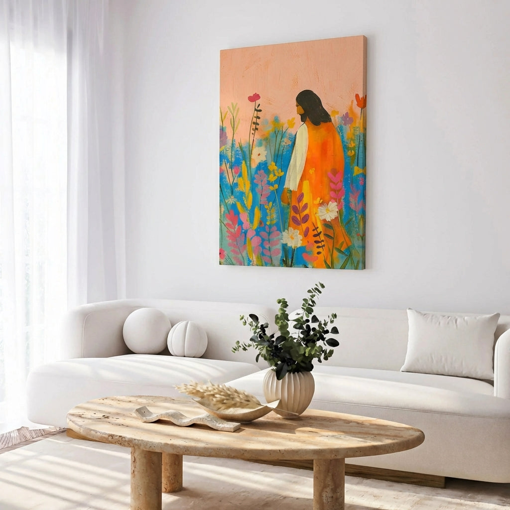 Jesus in The Garden - Canvas