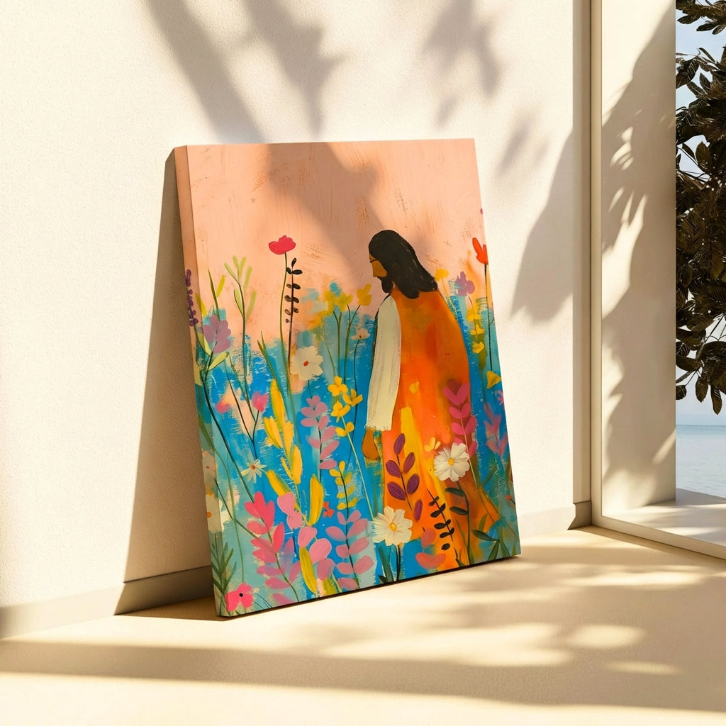 Jesus in The Garden - Canvas