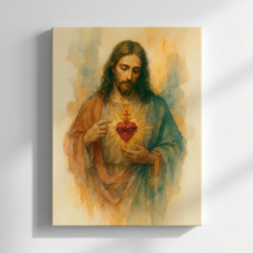 The Sacred Heart of Jesus II - Canvas