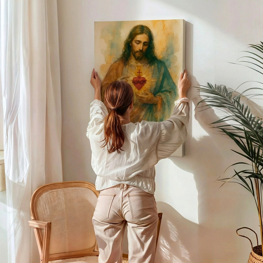 The Sacred Heart of Jesus II - Canvas