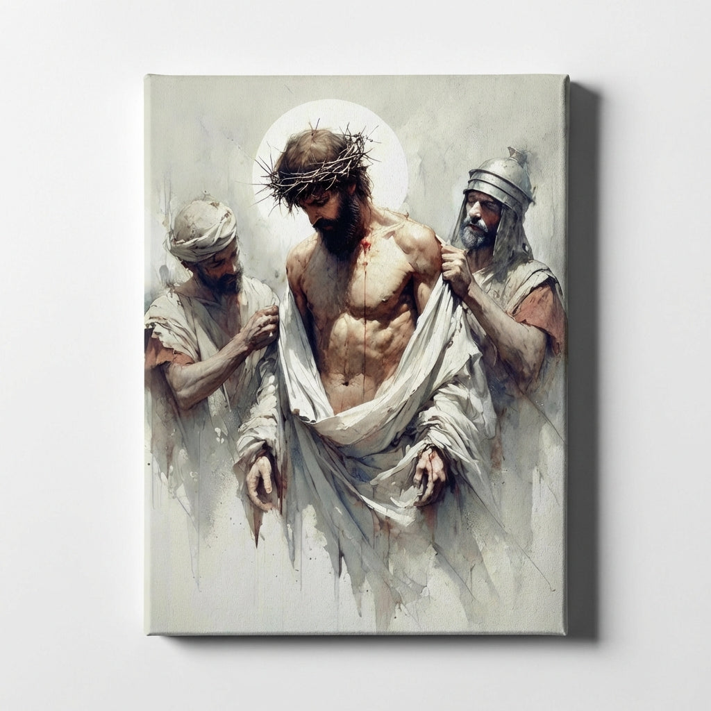 Jesus Stripped of His Garments - Canvas