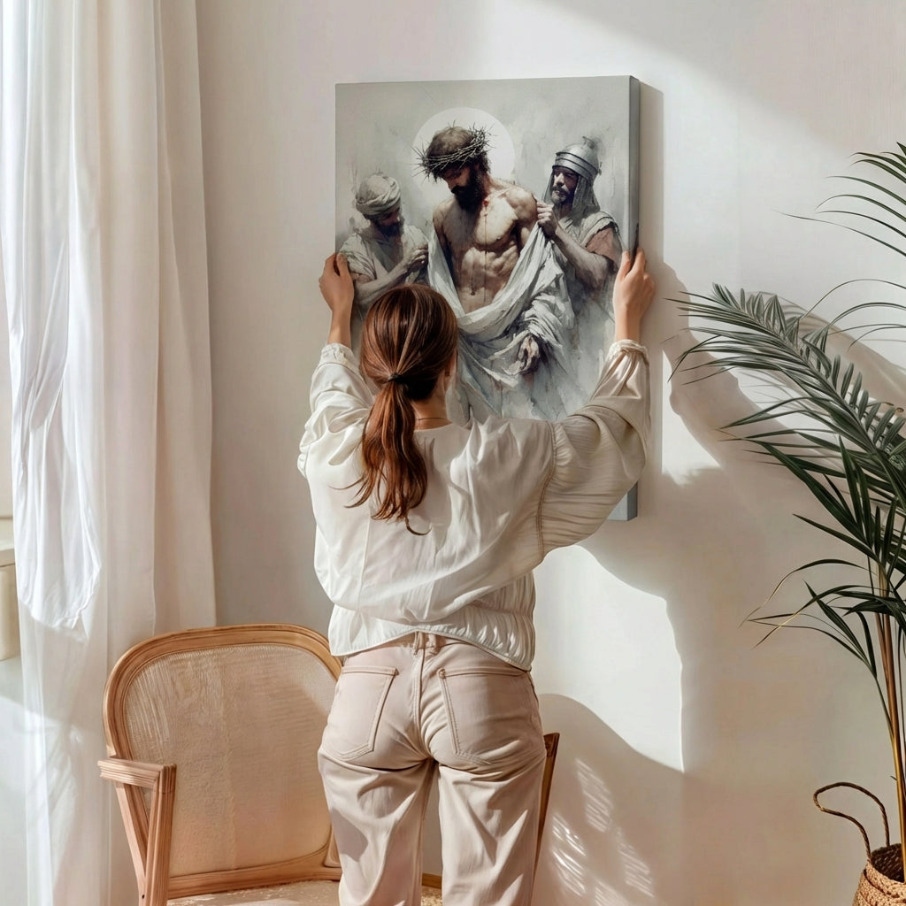 Jesus Stripped of His Garments - Canvas