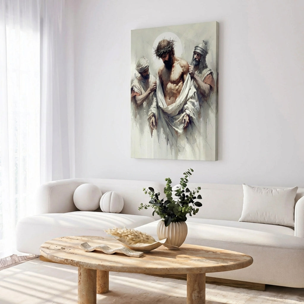 Jesus Stripped of His Garments - Canvas