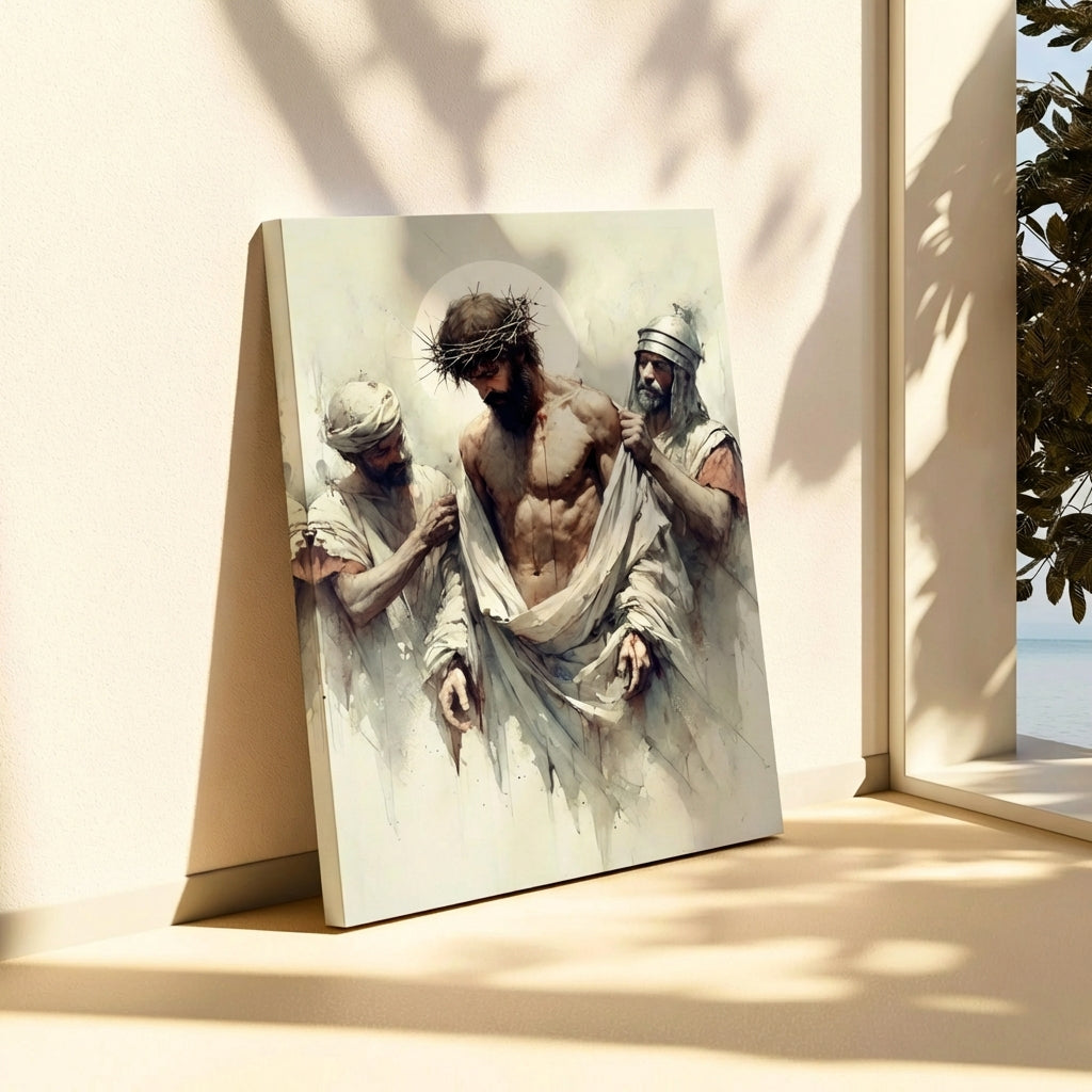 Jesus Stripped of His Garments - Canvas